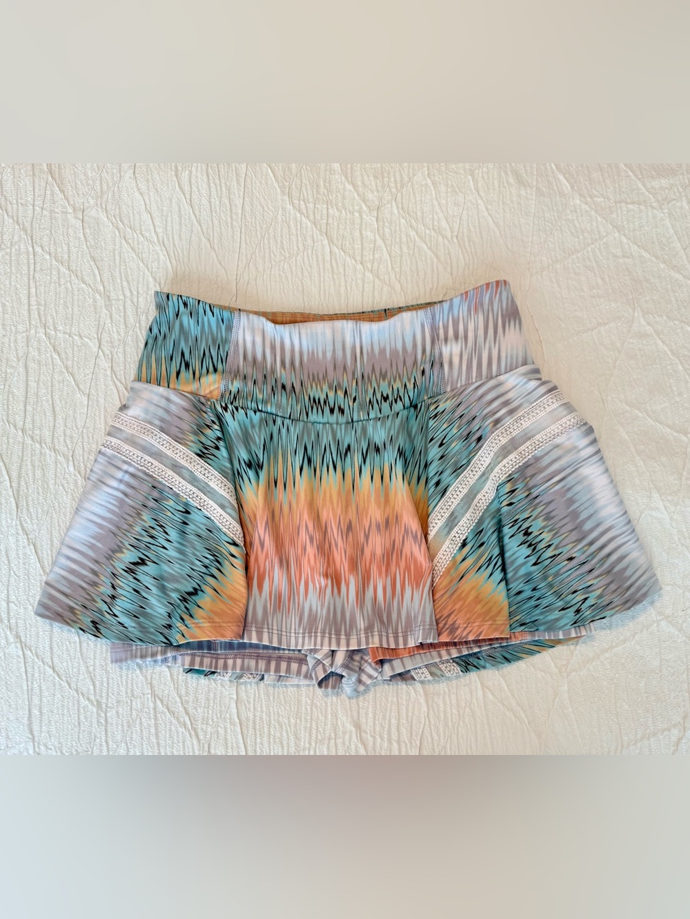FP Movement Pleats and Thank You Printed Skort Sunspace Combo Medium
